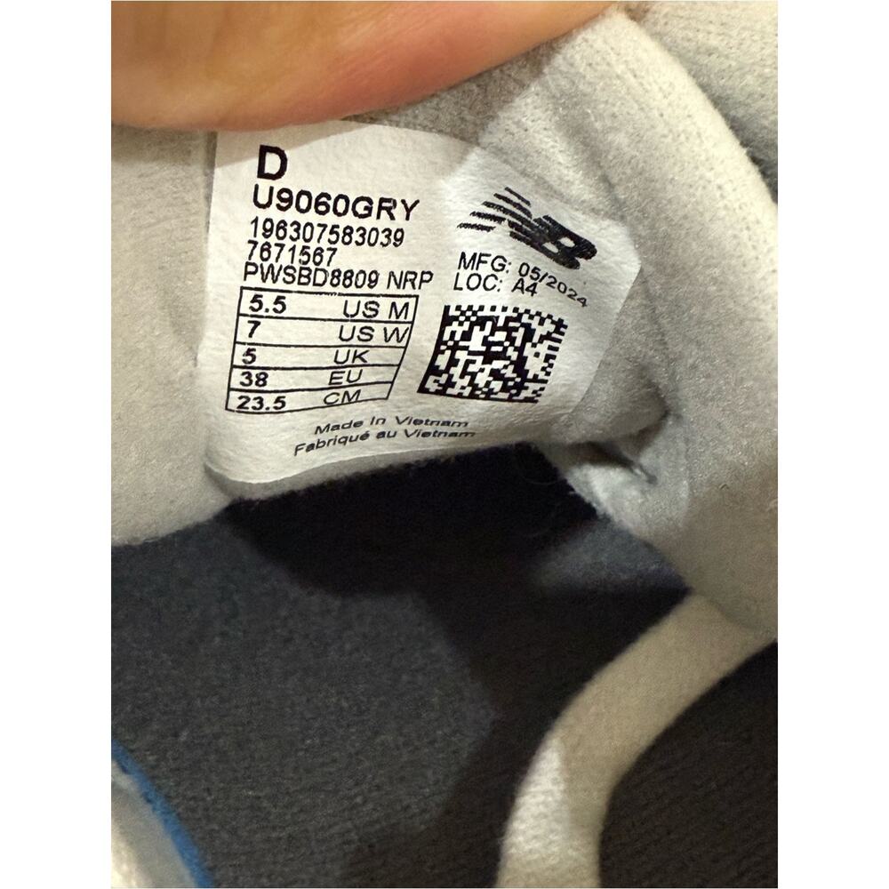 New Balance 9060 Sneakers Raincloud / Castlerock / White - Picture 7 of 7